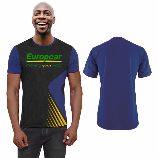 Mens Rico Birdseye Crew-Neck T-Shirt with FC