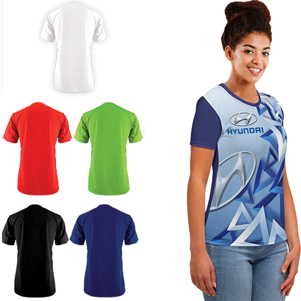 Ladies Miami Interlock Crew-Neck T-Shirt + FC
