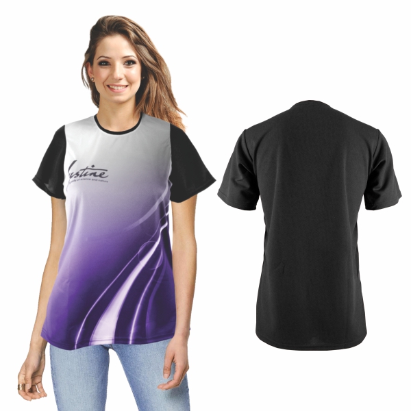 Ladies Miami Interlock Crew-Neck T-Shirt + FC