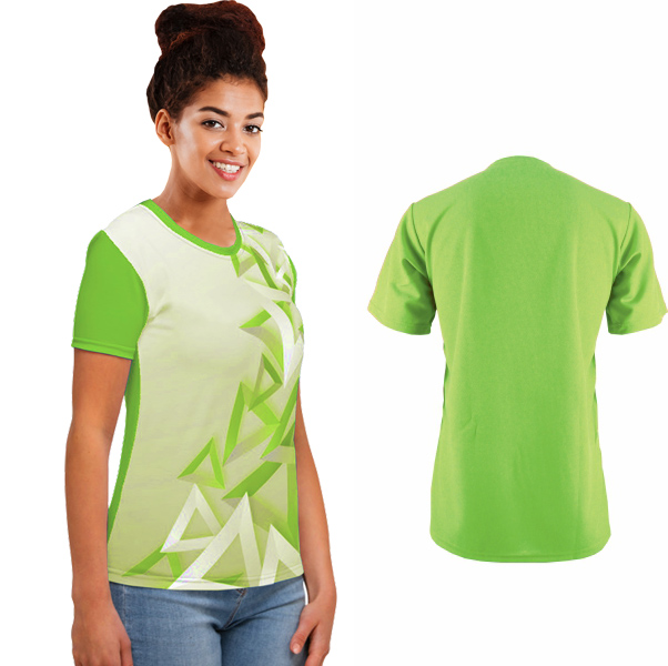 Ladies Miami Birdseye Crew Neck with FC Front