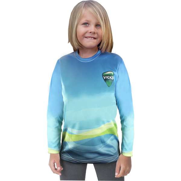 Junior crew neck long sleeve tshirt with fc-9-10