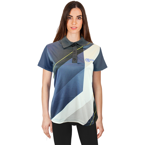 Ladies Vibe golf shirt with fc