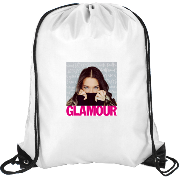 Drew drawstring Bag with spot sublimation