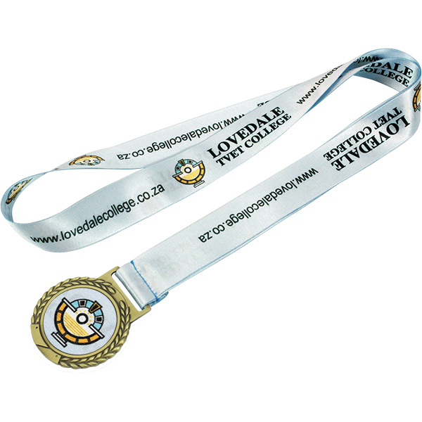Gold Medal with FC Polyester Ribbon