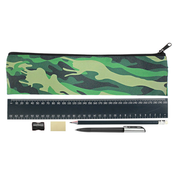Camo Stationery Set 30cm with 1 col