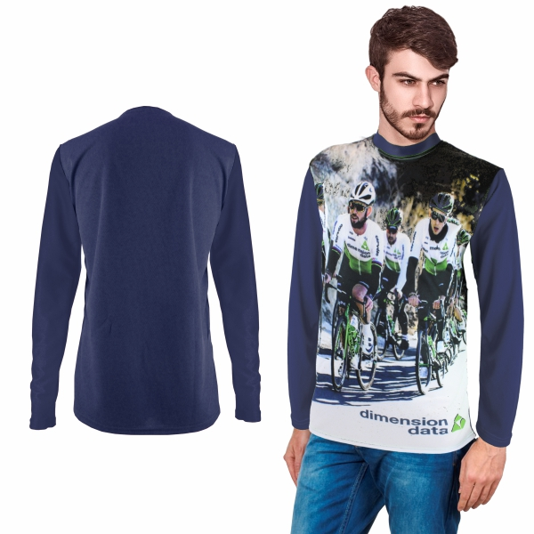 Mens Rico Long Sleeve Birdseye Crew-Neck+ FC