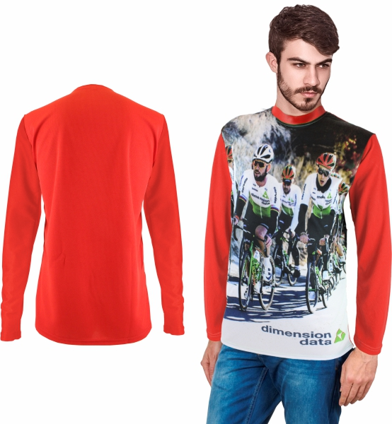 Mens Rico Long Sleeve Birdseye Crew-Neck+ FC