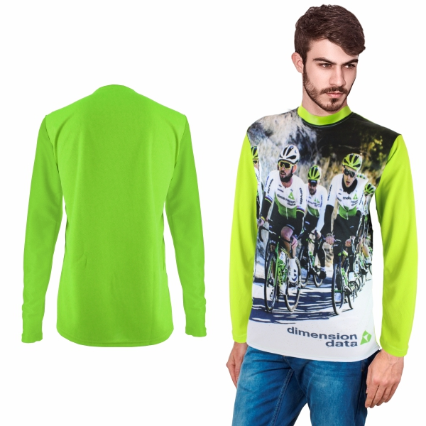 Mens Rico Long Sleeve Birdseye Crew-Neck+ FC