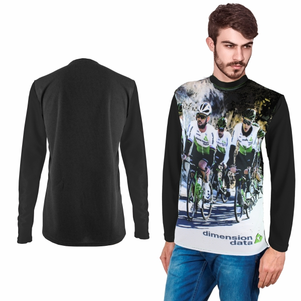 Mens Rico Long Sleeve Birdseye Crew-Neck+ FC