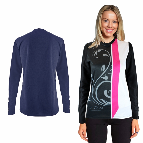 Ladies Rico Long Sleeve Interlock T-Shirt + FC