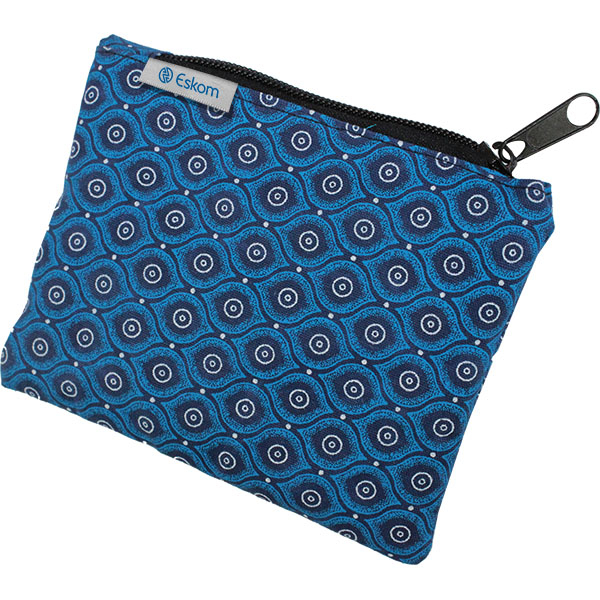 Shweshwe Coin Purse with branded tag