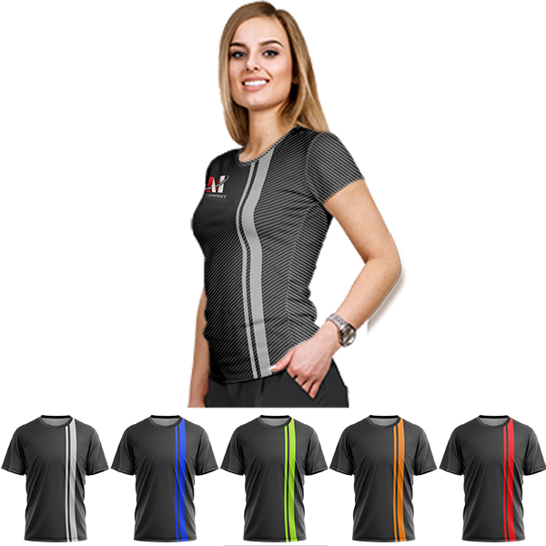 Ladies Carbon Fibre Interlock Crew Neck + FC