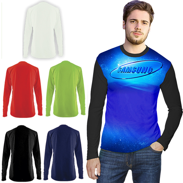Mens Rico Long Sleeve Interlock Sublimation