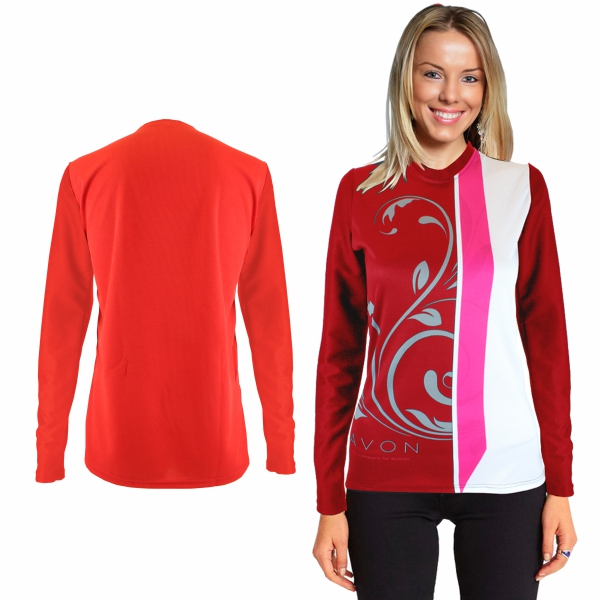 Ladies Rico Long Sleeve Birdseye Sublimation