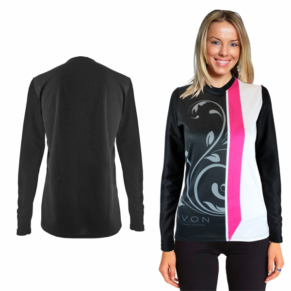Ladies Rico Long Sleeve Birdseye Sublimation