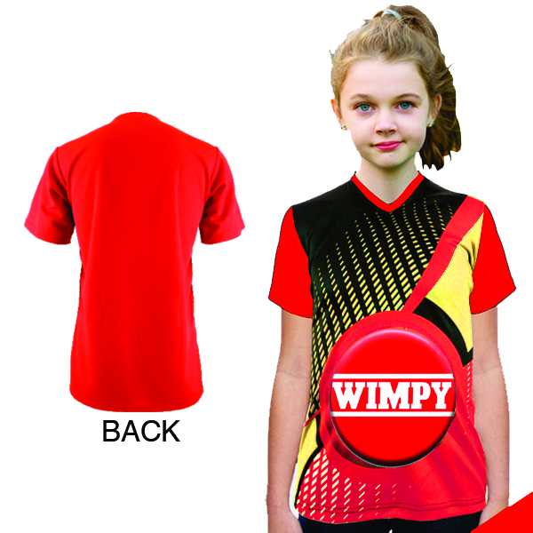 Junior Isla Sublimation crew neck T-shirt 9-10