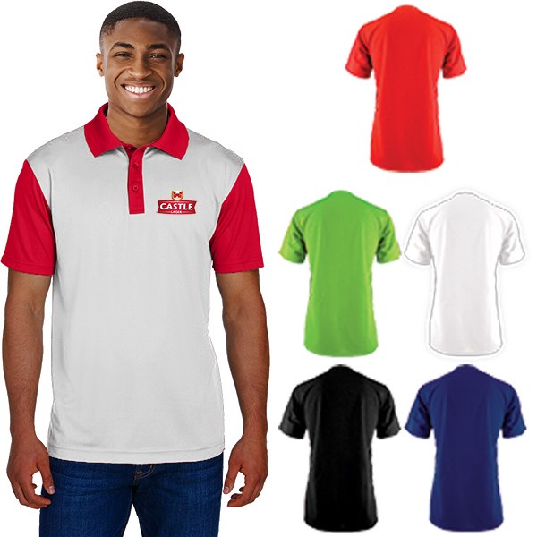 Mens Tokyo Golf Shirt with spot sublimation