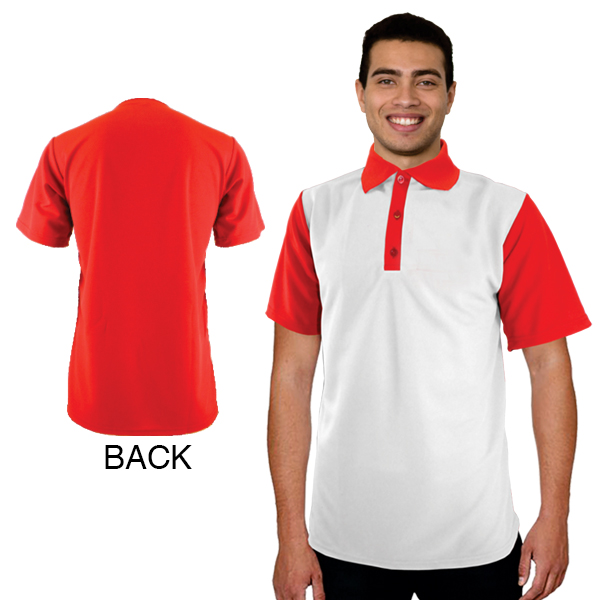 Mens Tokyo Golf Shirt with spot sublimation