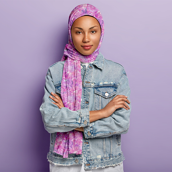 Nara Sublimation Ponjee Head Wrap 1150mm x1450mm