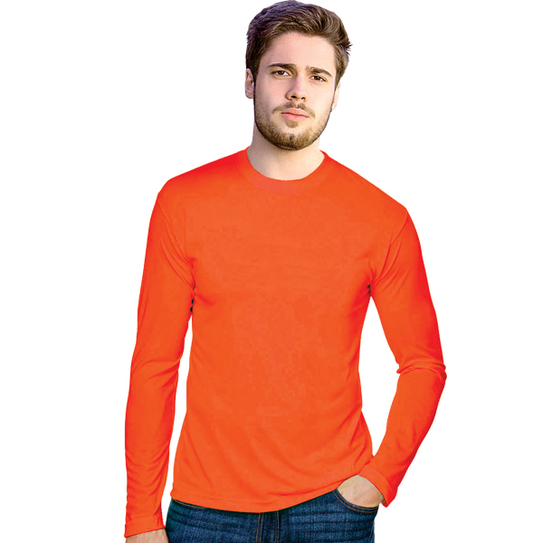 Mens Raye Long Sleeve Crew Neck with A7 DTF