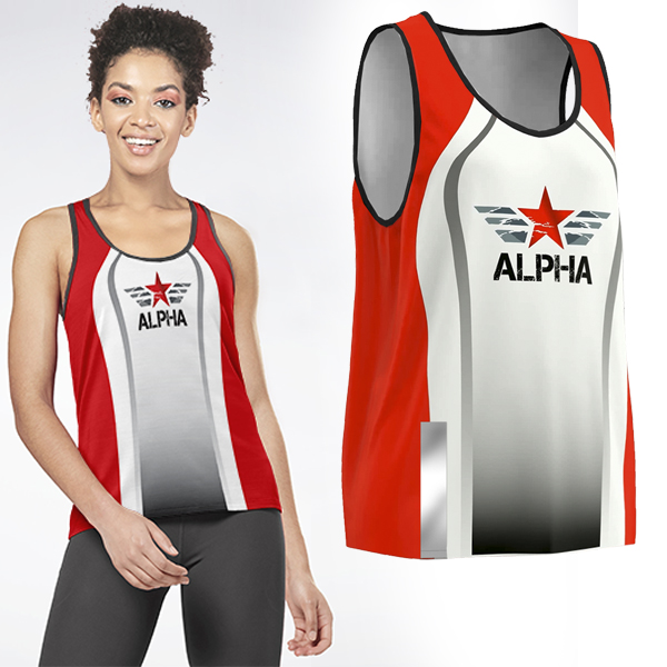 Unisex Sprint Runners Vest With Reflective Strip