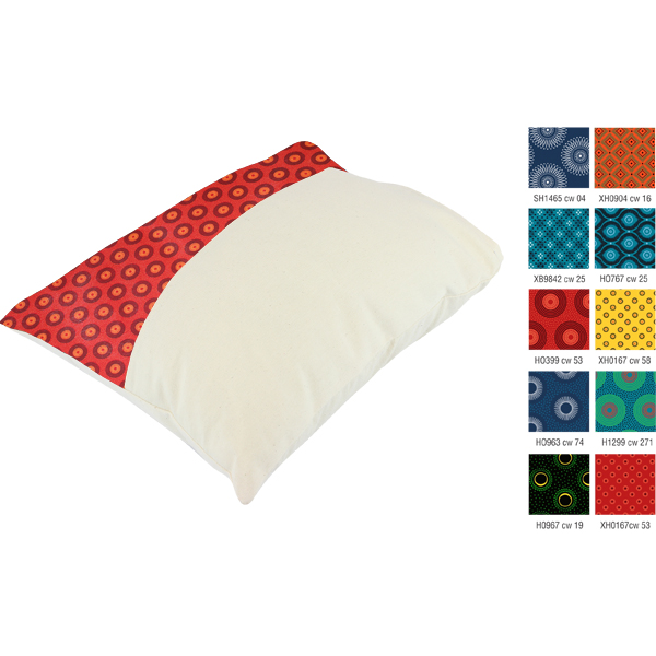 Shweshwe and Cotton Cushion Case