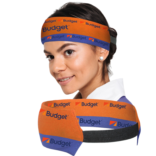 Palmer Sublimated Headband with elastic back