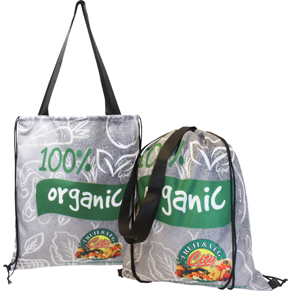 Henna Drawstring Bag with Full Col Print