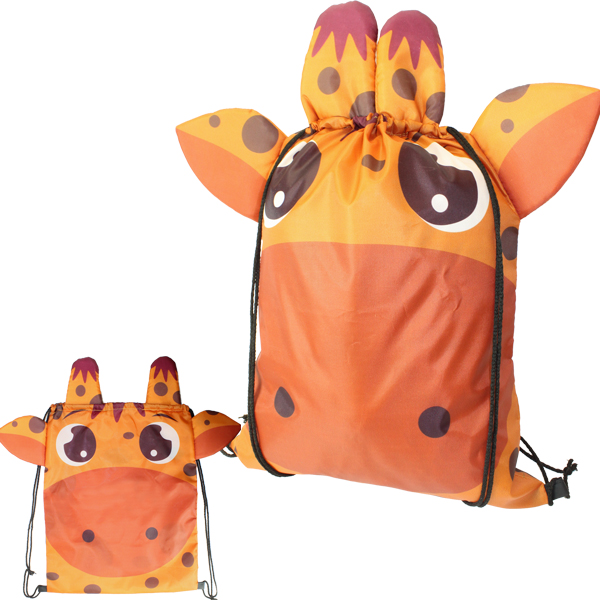 Giraffe Drawstring Bag with sublimation print