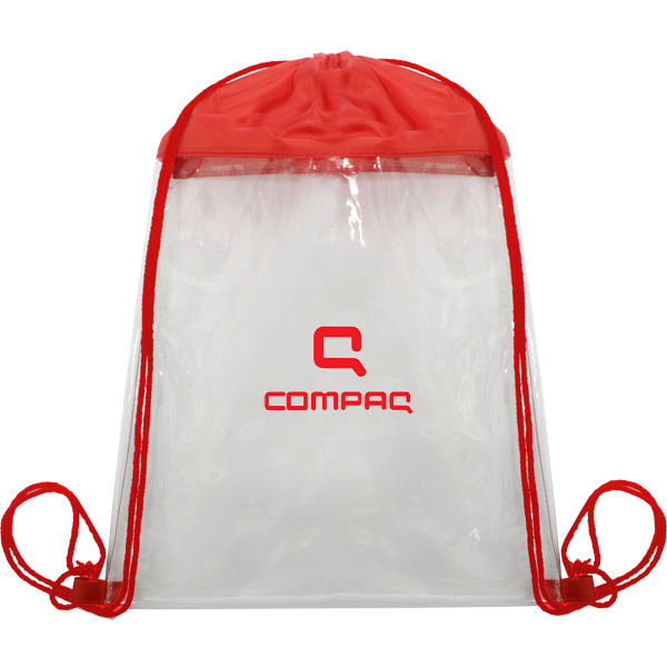 Ario Trasparent Drawstring Bag with 1 col