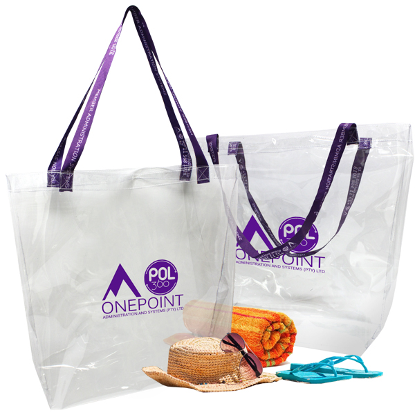 Ochun PVc Beach Bag with 1 Col Print + FC Handles