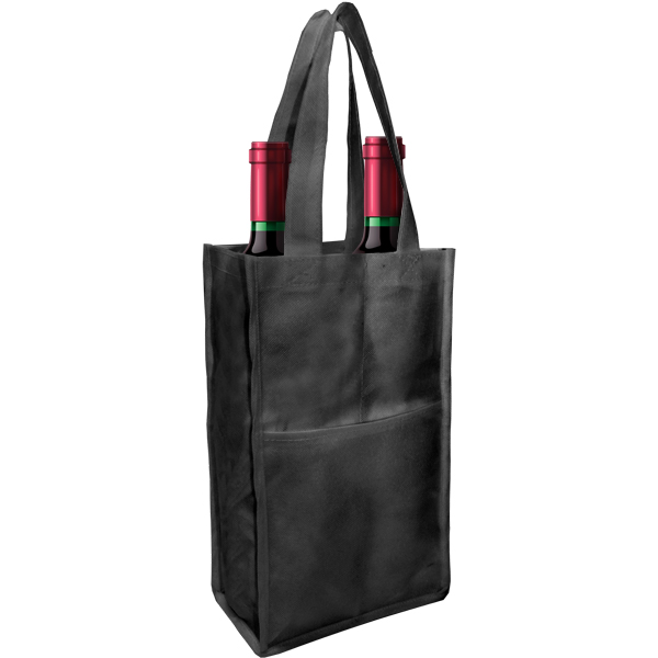 Krasi 2 Bottle Wine Bag with 1 col Print
