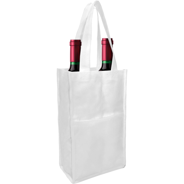 Krasi 2 Bottle Wine Bag with 1 col Print
