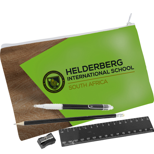 Recycled Sublimated PET Stationery Set -15CM