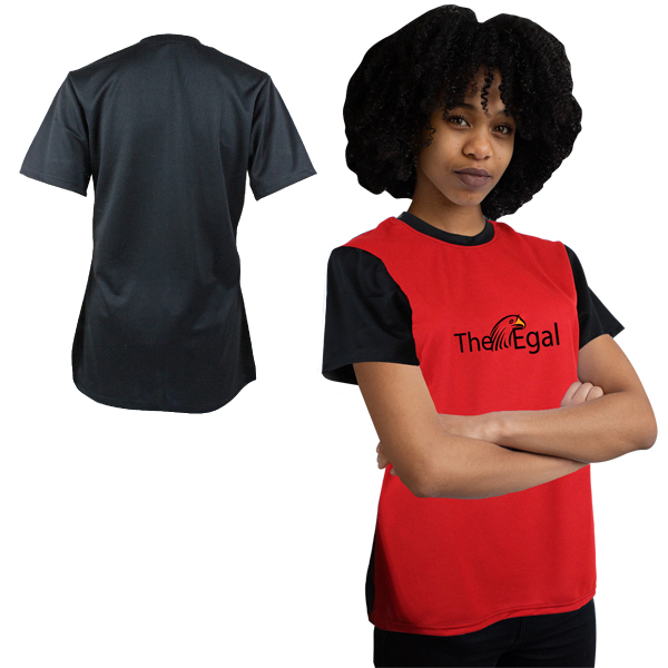 Ladies Luna Birdseye Crew Neck with 1 Col