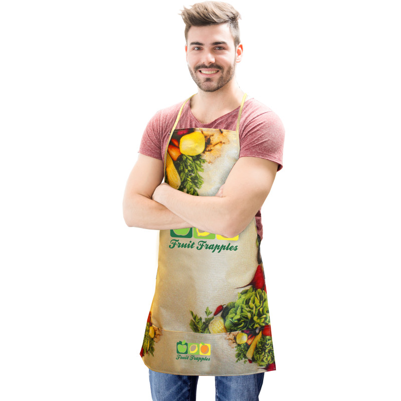 Recycled PET Apron with  Full colour edge to edge 