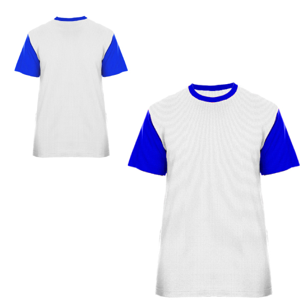 Mens Birch Birdseye Crew-Neck+1 Col Print