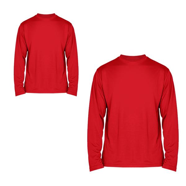 Mens Yara L-Sleeve Birdseye Crew-Neck+1 Col