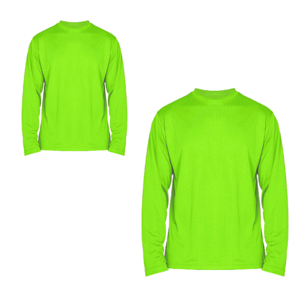 Mens Yara L-Sleeve Birdseye Crew-Neck+1 Col