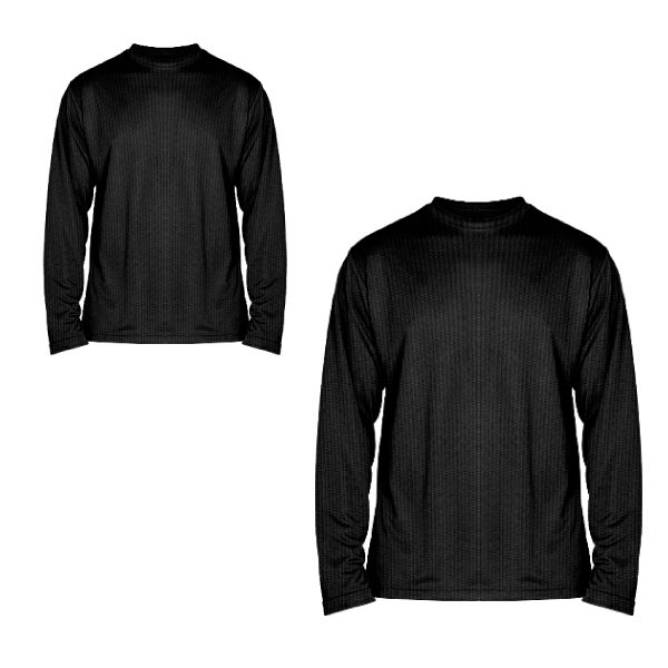 Mens Yara L-Sleeve Birdseye Crew-Neck+1 Col