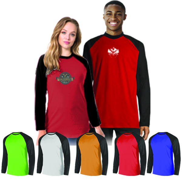 Unisex Apollo L/Sleeve Raglan Birdseye 1 Col