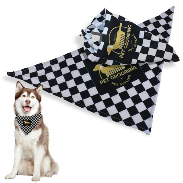 Dog Tie Bandana with full Colour Print -Large