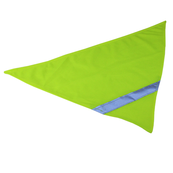 High Vis Dog Tie Bandana with 1 Col print M