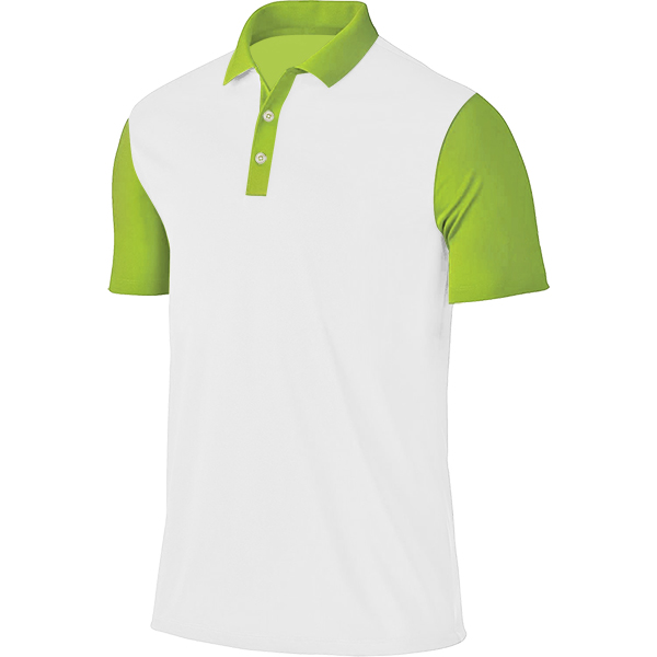 Mens Luna Golf Shirt with 1 col print
