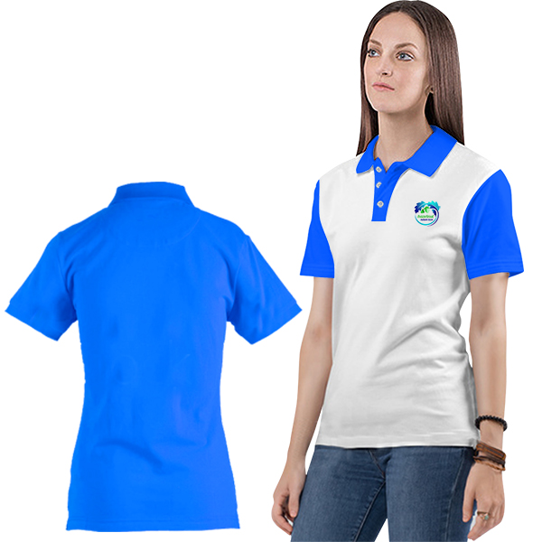 Ladies Finley Golf Shirt with 1 col print