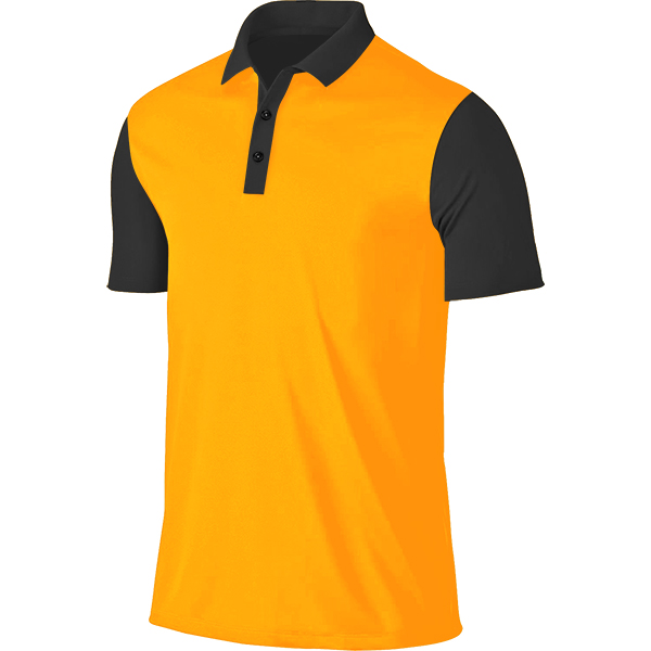 Mens Hagen Birdseye Golf Shirt with 1col print