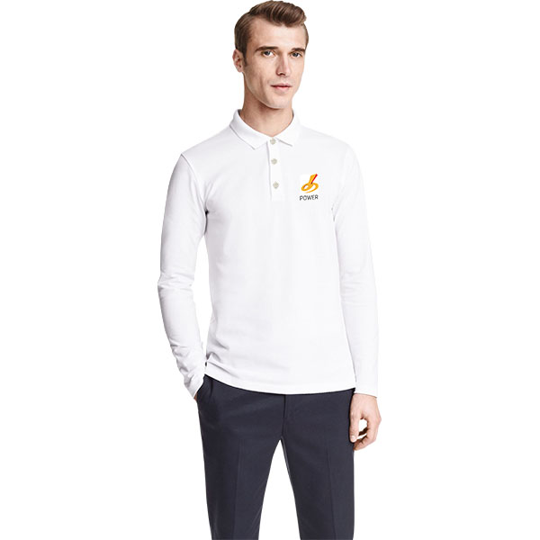 Mens Harlow Birdseye Golf Shirt with 1 col