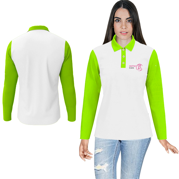 Ladies Rhys Golf Shirt with 1 col print