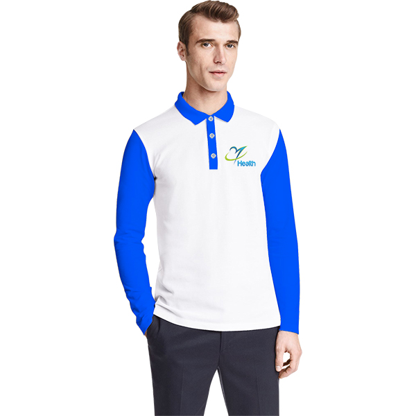 Mens Rhys Golf Shirt with 1 col print