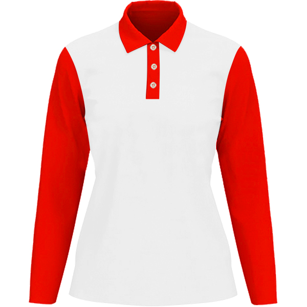 Ladies Ari Golf Shirt with 1 col 1 col print